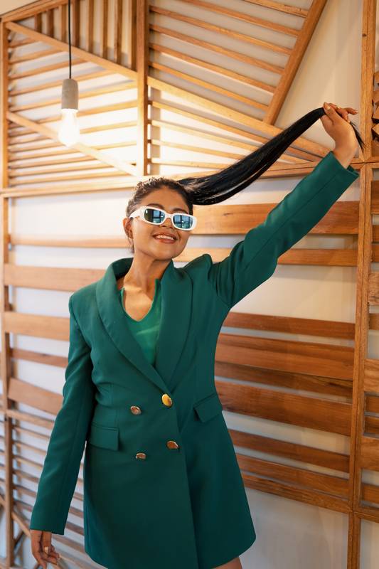 posing while having fun as a model, fashion and beauty