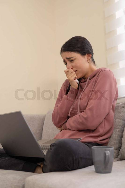 woman with a peaceful expression under warm light. Ideal for themes of mindfulness, authenticity, sad moment