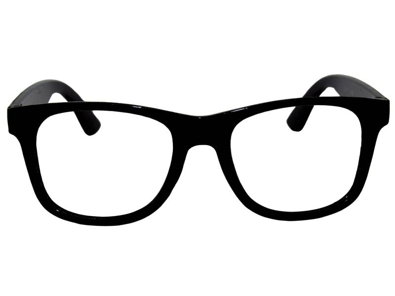Eyeglass Frame Without Lens on White