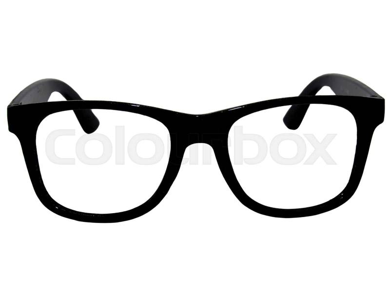 Eyeglass Frame Without Lens on White