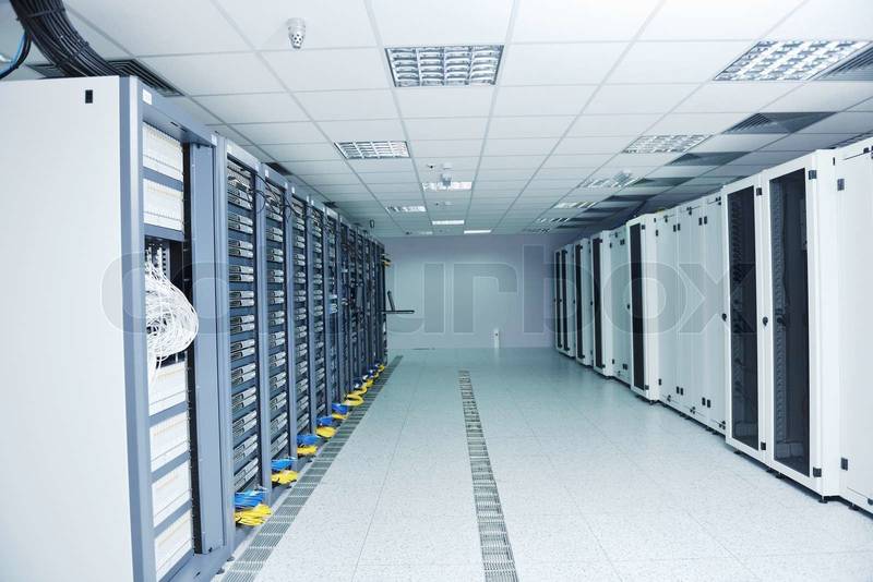 Foto de stock de sala, servidor, matriz