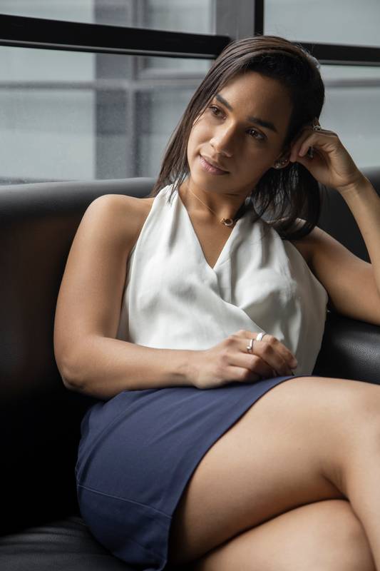 lifestyle in building interior, fashion and glamour woman model